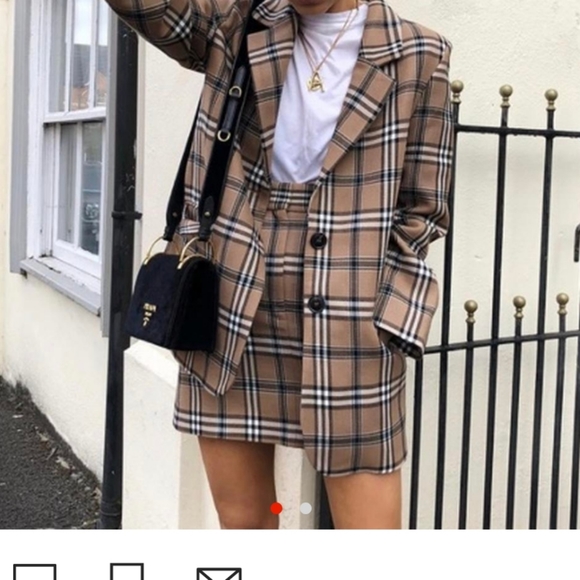 IN SEARCH OF H&M.CHECK.PLAID BLAZER - Picture 2 of 4